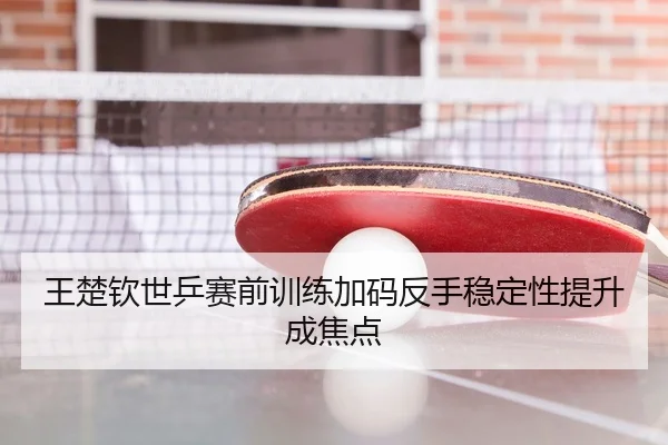 王楚钦世乒赛前训练加码反手稳定性提升成焦点